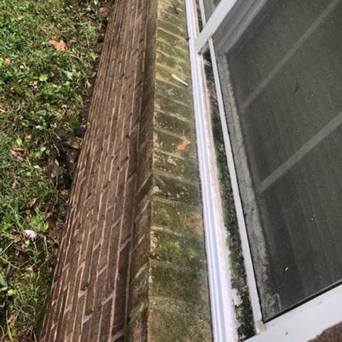 Residential Windowsill Before